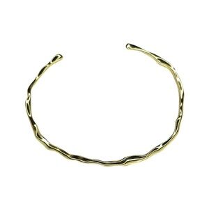 Lindsey Kate Thin Wave Cuff BNWT SOLD OUT 18k gold overlay